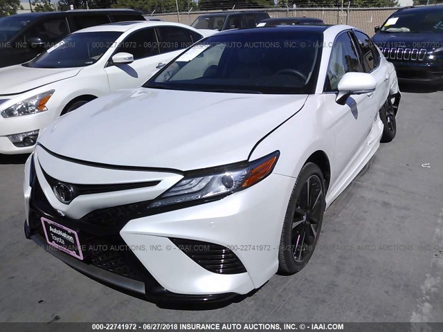 4T1BZ1HKXJU003052 - 2018 TOYOTA CAMRY XSE/XLE Ağ foto 2