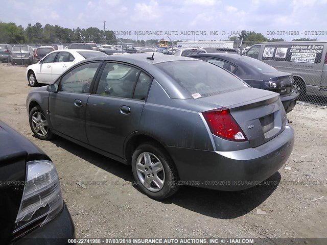 1G8AJ55F46Z145584 - 2006 SATURN ION LEVEL 2 GRAY photo 3