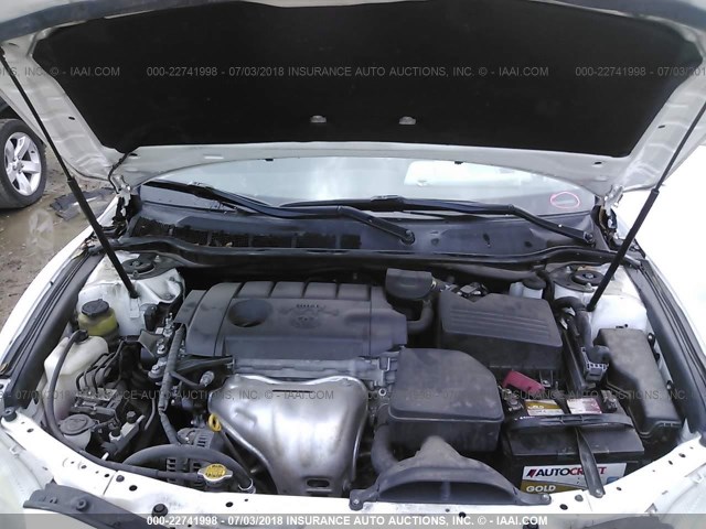 4T1BF3EK4BU650685 - 2011 TOYOTA CAMRY SE/LE/XLE თეთრი ფოტო 10