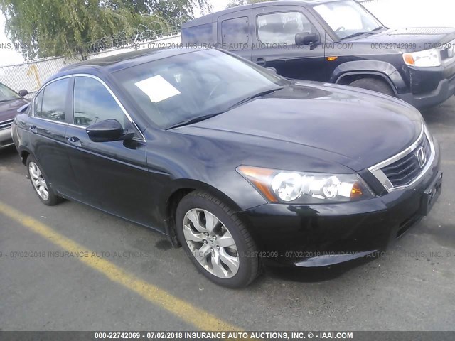 1HGCP26808A154524 - 2008 HONDA ACCORD EXL BLACK photo 1