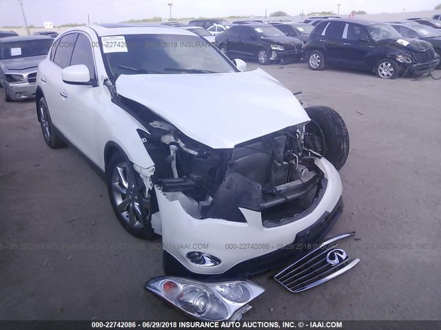 JN1AJ0HP7BM800828 - 2011 INFINITI EX35 JOURNEY WHITE photo 1