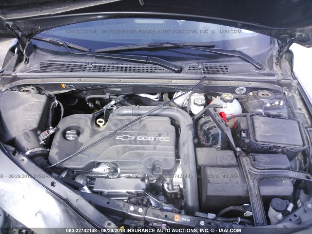 1G1ZB5ST0HF136894 - 2017 CHEVROLET MALIBU LS ნაცრისფერი ფოტო 10