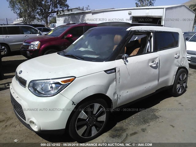 KNDJX3A52G7242754 - 2016 KIA SOUL ! WHITE photo 2