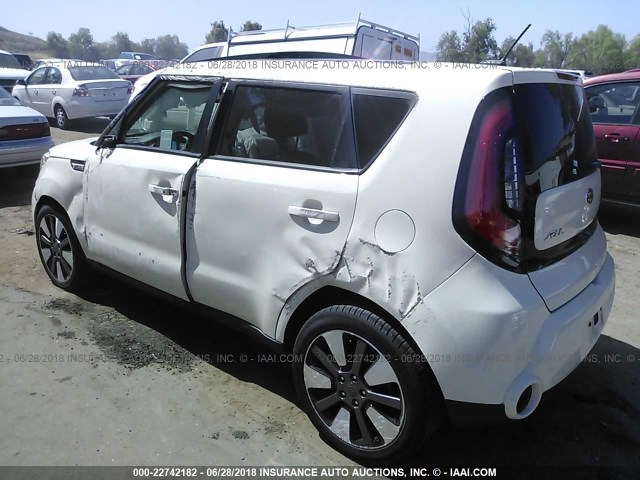 KNDJX3A52G7242754 - 2016 KIA SOUL ! WHITE photo 3