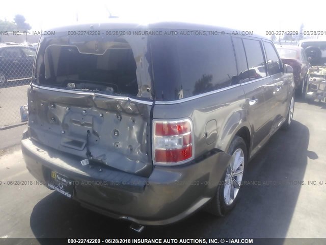 2FMGK5D8XDBD01297 - 2013 FORD FLEX LIMITED Champagne photo 4