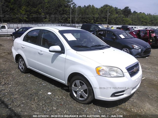 KL1TD5DE9BB135836 - 2011 CHEVROLET AVEO LS/LT 白色 照片 1
