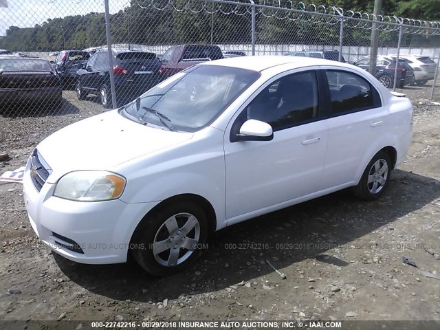 KL1TD5DE9BB135836 - 2011 CHEVROLET AVEO LS/LT 白色 照片 2