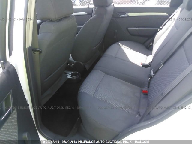 KL1TD5DE9BB135836 - 2011 CHEVROLET AVEO LS/LT 白色 照片 8