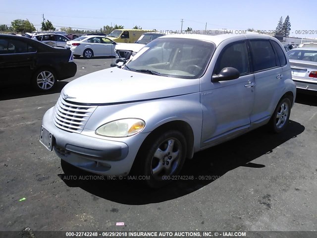 3C8FY4BB31T551518 - 2001 CHRYSLER PT CRUISER SILVER photo 2