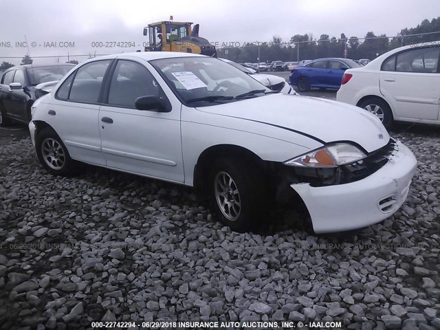 1G1JC524927343160 - 2002 CHEVROLET CAVALIER CNG WHITE photo 1