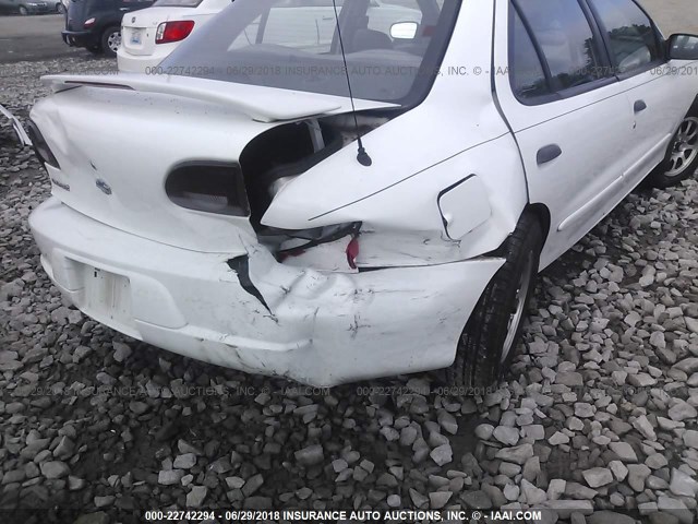 1G1JC524927343160 - 2002 CHEVROLET CAVALIER CNG WHITE photo 6