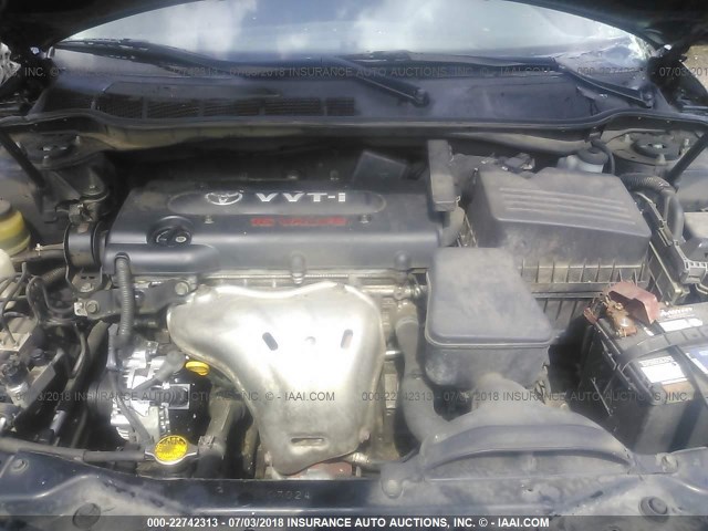 4T1BE46K68U214209 - 2008 TOYOTA CAMRY CE/LE/XLE/SE BLACK photo 10