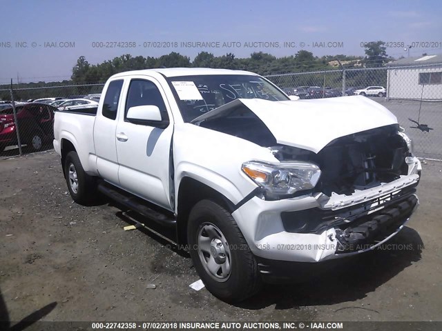 5TFRX5GN9HX079351 - 2017 TOYOTA TACOMA ACCESS CAB/SR/SR5 თეთრი ფოტო 1