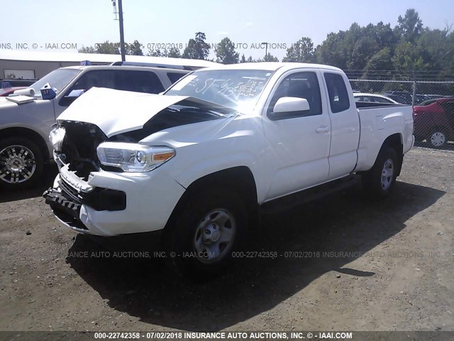 5TFRX5GN9HX079351 - 2017 TOYOTA TACOMA ACCESS CAB/SR/SR5 თეთრი ფოტო 2
