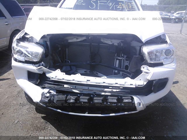 5TFRX5GN9HX079351 - 2017 TOYOTA TACOMA ACCESS CAB/SR/SR5 თეთრი ფოტო 6