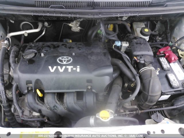 JTKKT624350100791 - 2005 TOYOTA SCION XA ვერცხლისფერი ფოტო 10