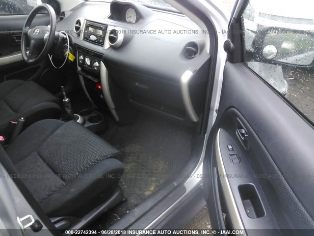 JTKKT624350100791 - 2005 TOYOTA SCION XA ვერცხლისფერი ფოტო 5