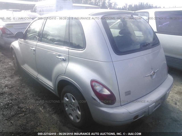 3A4FY58B16T346893 - 2006 CHRYSLER PT CRUISER TOURING SILVER photo 3