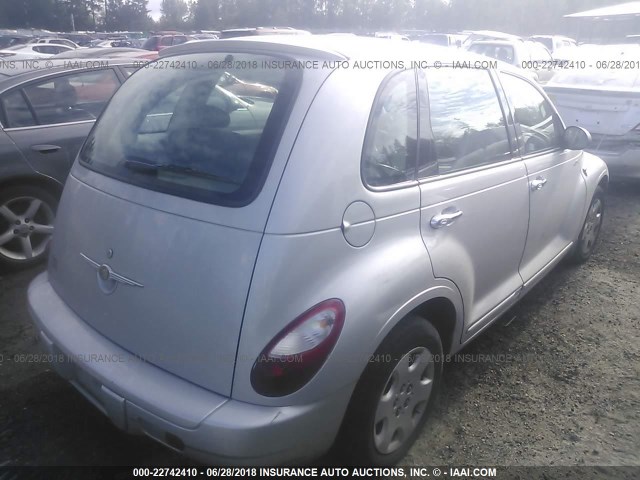 3A4FY58B16T346893 - 2006 CHRYSLER PT CRUISER TOURING SILVER photo 4