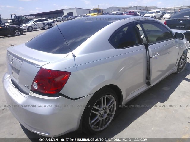 JTKDE167770157881 - 2007 TOYOTA SCION TC 银色 照片 4