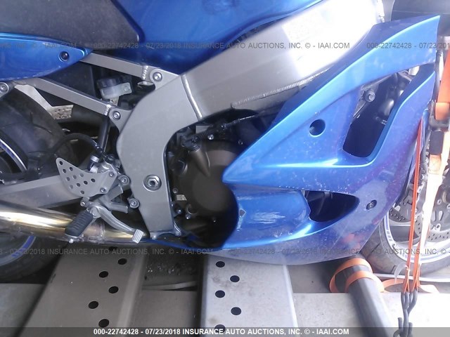 JKAZX4J198A075118 - 2008 KAWASAKI ZX600 J1 BLUE photo 8