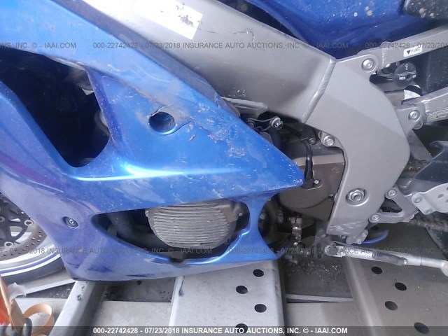 JKAZX4J198A075118 - 2008 KAWASAKI ZX600 J1 BLUE photo 9