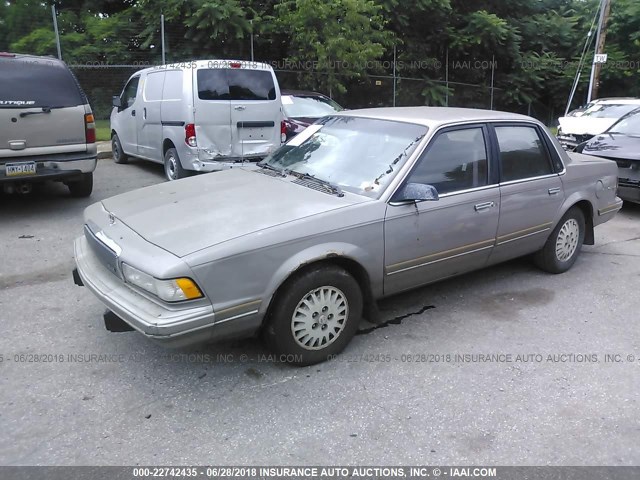 1G4AG55M2T6425919 - 1996 BUICK CENTURY SPECIAL/CUSTOM/LIMITED GRAY photo 2