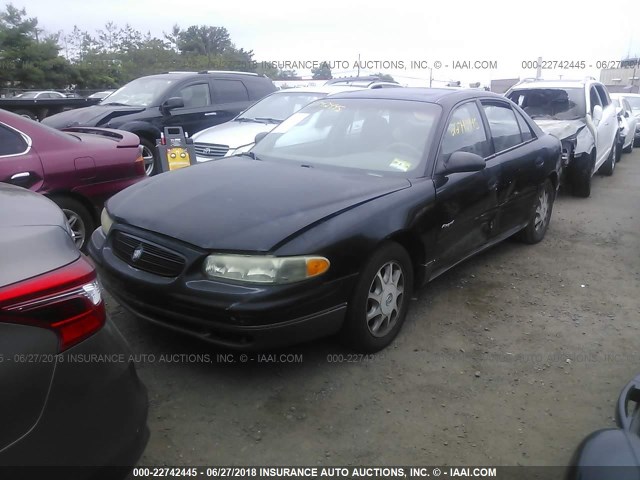 2G4WF5213W1602217 - 1998 BUICK REGAL GS BLACK photo 2