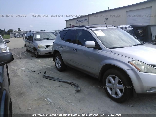 JN8AZ08W25W434044 - 2005 NISSAN MURANO SL/SE/S SILVER photo 6