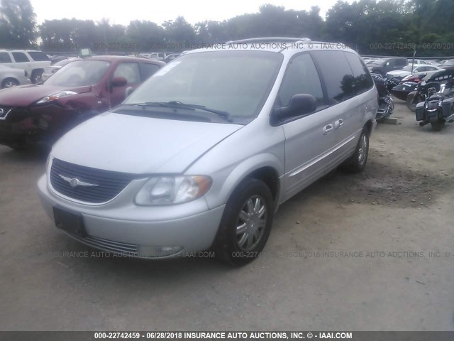 2C8GT64L34R573319 - 2004 CHRYSLER TOWN & COUNTRY LIMITED SILVER photo 2