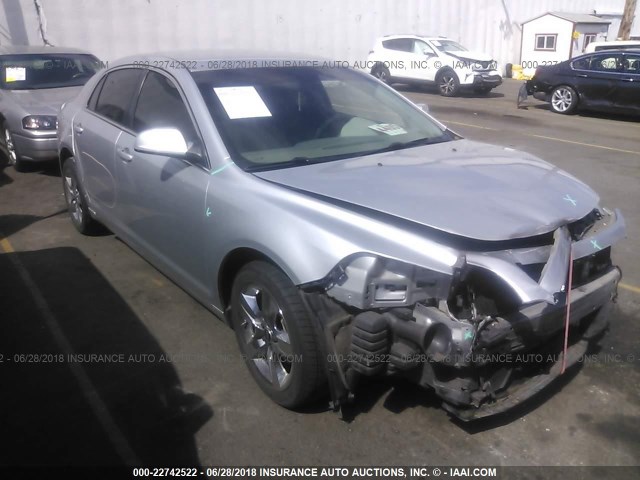 1G1ZC5EB8AF255976 - 2010 CHEVROLET MALIBU 1LT SILVER photo 1