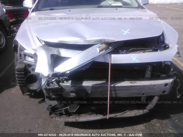 1G1ZC5EB8AF255976 - 2010 CHEVROLET MALIBU 1LT SILVER photo 6