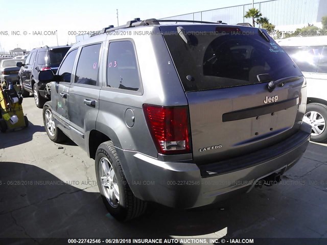1J8HS48N37C573125 - 2007 JEEP GRAND CHEROKEE LAREDO/COLUMBIA/FREEDOM 灰色 照片 3