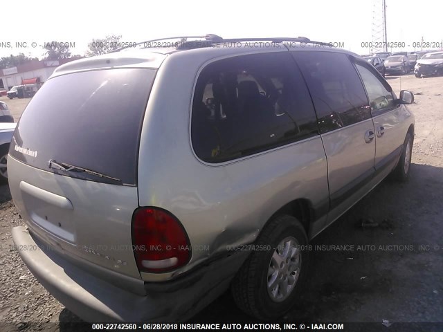 2B4GP44G7YR784765 - 2000 DODGE GRAND CARAVAN SE/SPORT GRAY photo 4