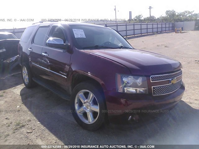 1GNUCCE0XAR109069 - 2010 CHEVROLET TAHOE C1500 LTZ MAROON photo 1