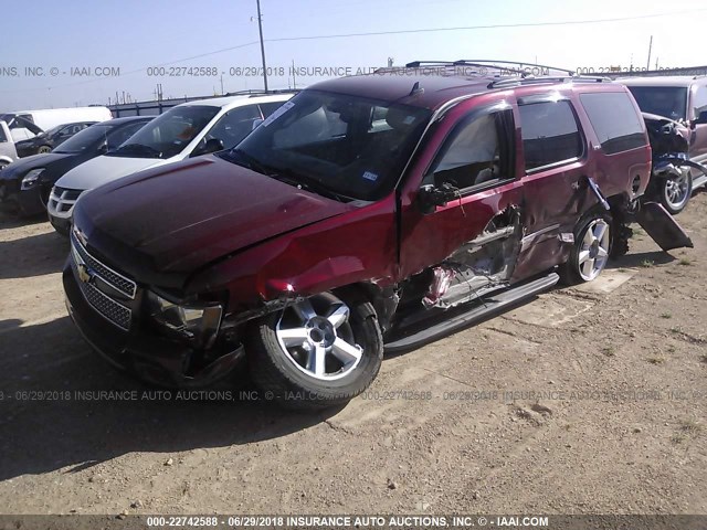 1GNUCCE0XAR109069 - 2010 CHEVROLET TAHOE C1500 LTZ MAROON photo 2