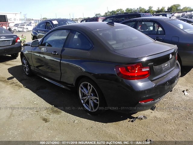 WBA1J9C59FVX99394 - 2015 BMW M235XI BLACK photo 3