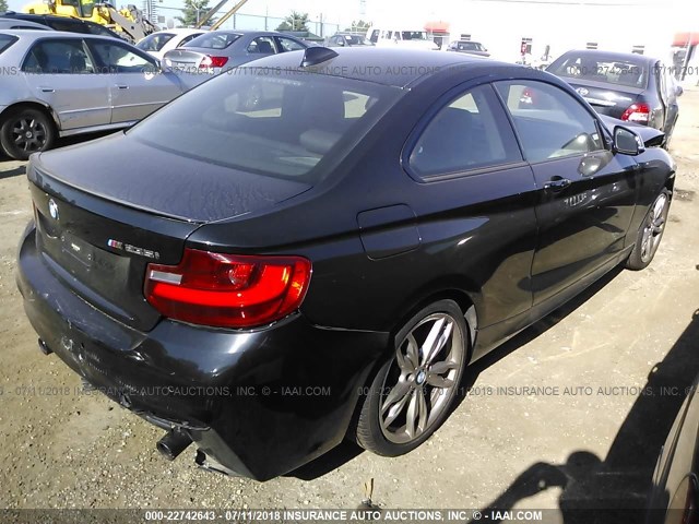 WBA1J9C59FVX99394 - 2015 BMW M235XI BLACK photo 4