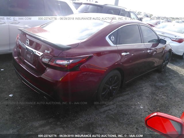 1N4AL3AP0HC223485 - 2017 NISSAN ALTIMA 2.5/S/SV/SL/SR RED photo 4