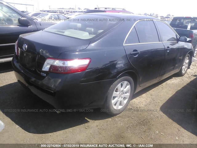 4T1BB46K99U096618 - 2009 TOYOTA CAMRY HYBRID BLACK photo 4