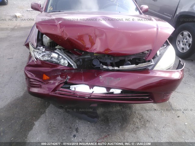 4T1BE32K45U079954 - 2005 TOYOTA CAMRY LE/XLE/SE 栗色 照片 6