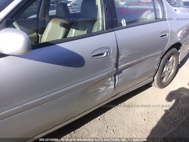 1G1NE52J83M690063 - 2003 CHEVROLET MALIBU LS SILVER photo 6