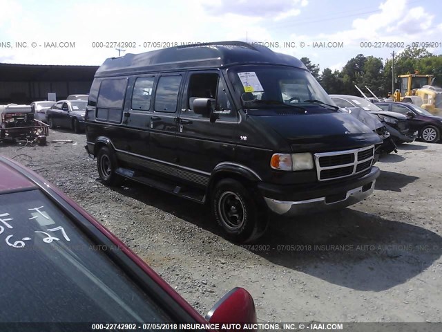 2B6HB21Y7SK560018 - 1995 DODGE RAM VAN B2500 GREEN photo 1