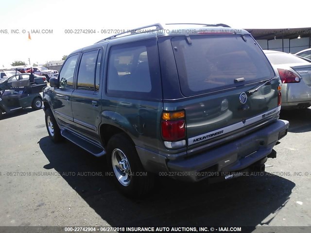 4M2DU55PXVUJ22724 - 1997 MERCURY MOUNTAINEER  GREEN photo 3