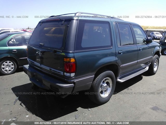 4M2DU55PXVUJ22724 - 1997 MERCURY MOUNTAINEER  GREEN photo 4