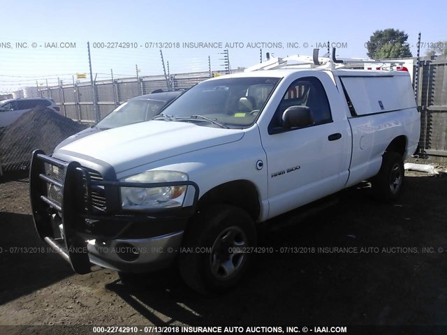 3D7KS26D47G806699 - 2007 DODGE RAM 2500 ST/SLT WHITE photo 2