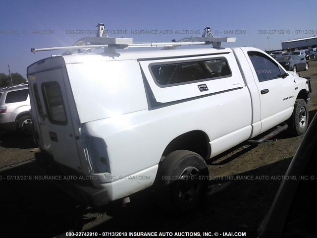 3D7KS26D47G806699 - 2007 DODGE RAM 2500 ST/SLT 白色 照片 4