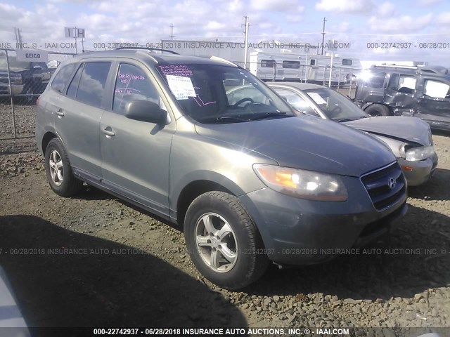 KM8SG13D17U123748 - 2007 HYUNDAI SANTA FE GLS GREEN photo 1