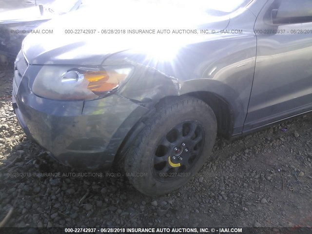 KM8SG13D17U123748 - 2007 HYUNDAI SANTA FE GLS GREEN photo 6