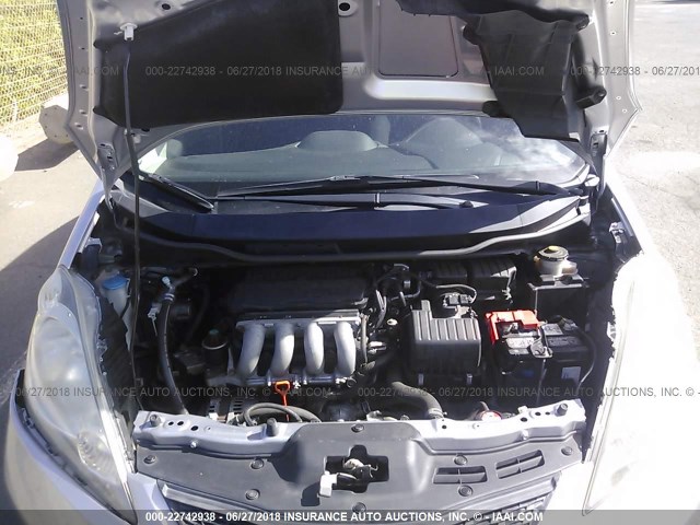 JHMGE8H52BS007049 - 2011 HONDA FIT SPORT 银色 照片 10
